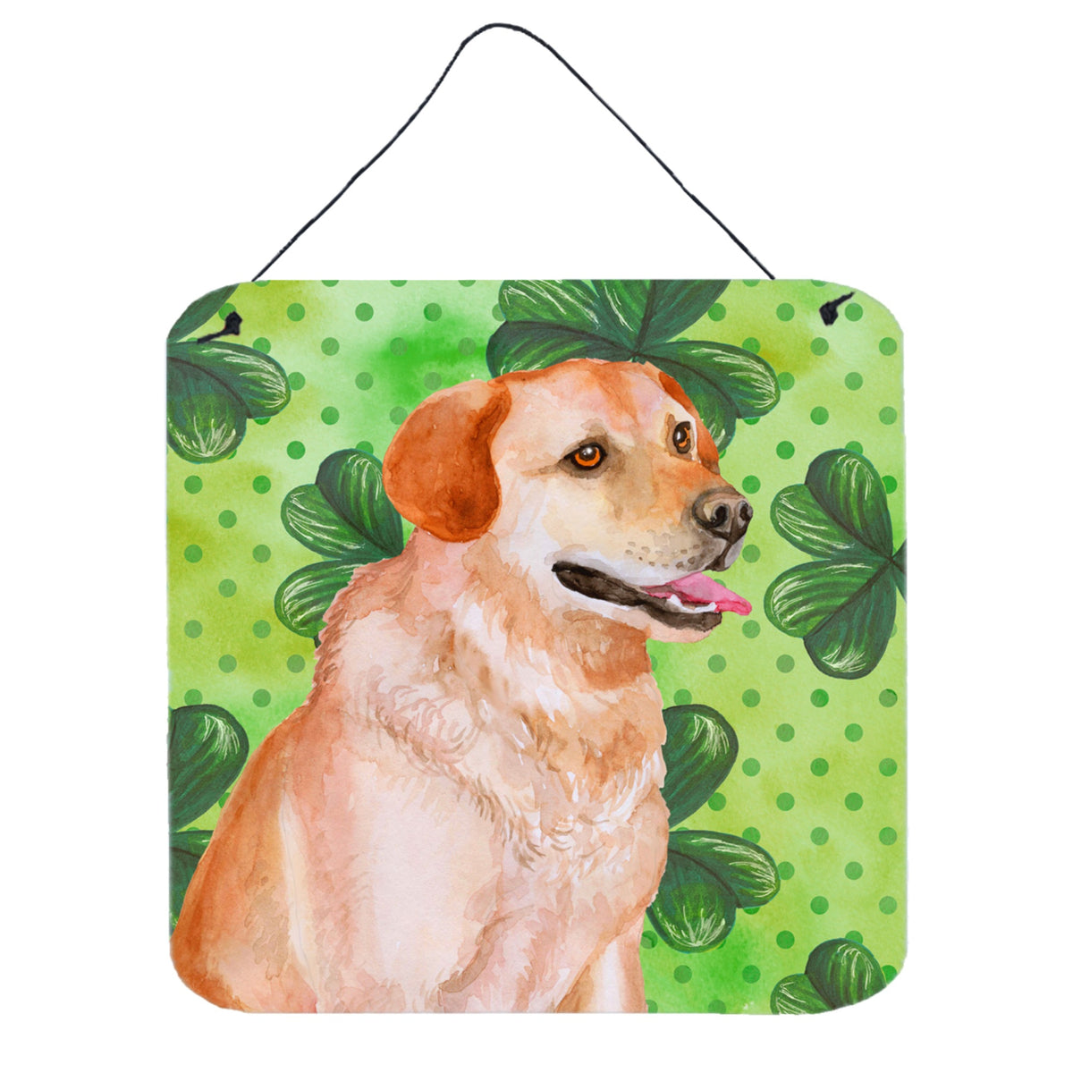CarolineS Treasures Labrador Retriever Metal Print, 6H X 6W, St PatrickS Day