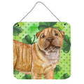 CarolineS Treasures Shar Pei Puppy Metal Print, 6H X 6W, St PatrickS Day