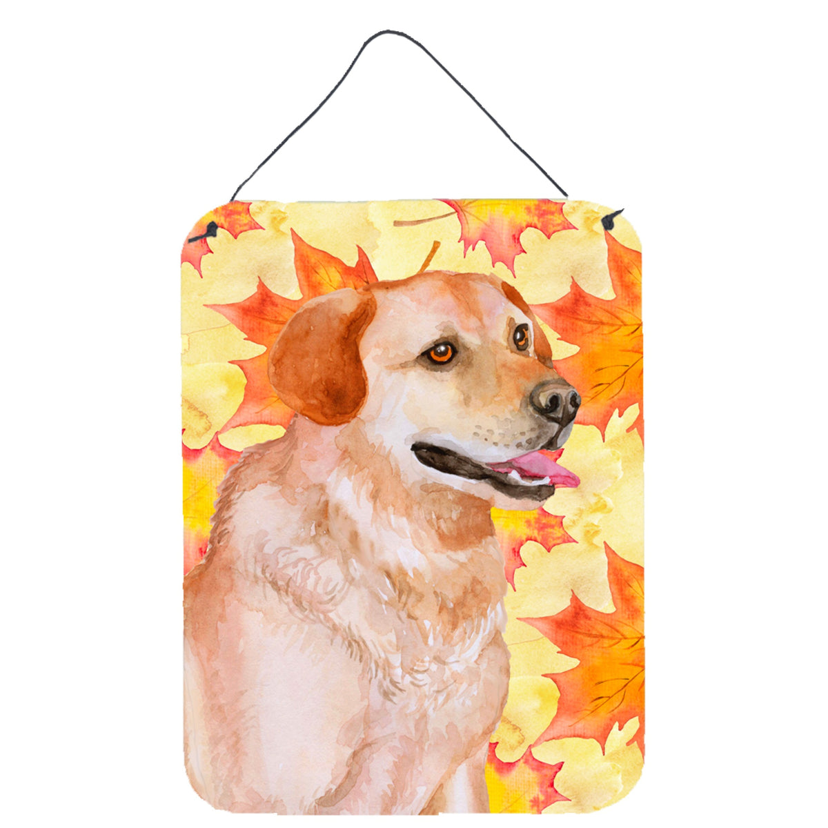 CarolineS Treasures Labrador Retriever Fall Metal Print, 16 Inch  Inch  X 12 Inch  Inch , Multicolor