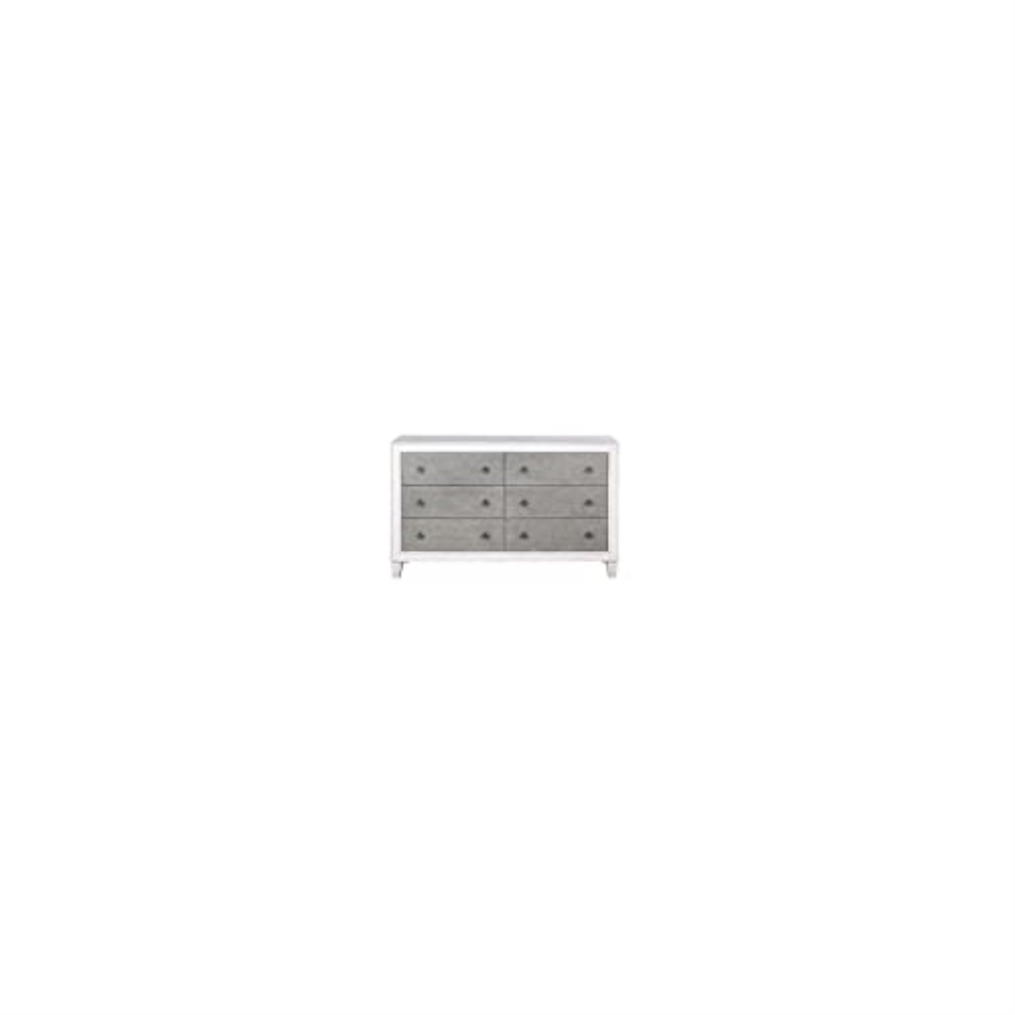 BD00663  Dresser, Rustic Gray & Weathered White Finish  Katia