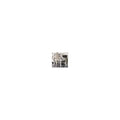 Acme Furniture BD00675 BD00675  Vanity Stool, Beige PU & Antique White Finish  Vanaheim
