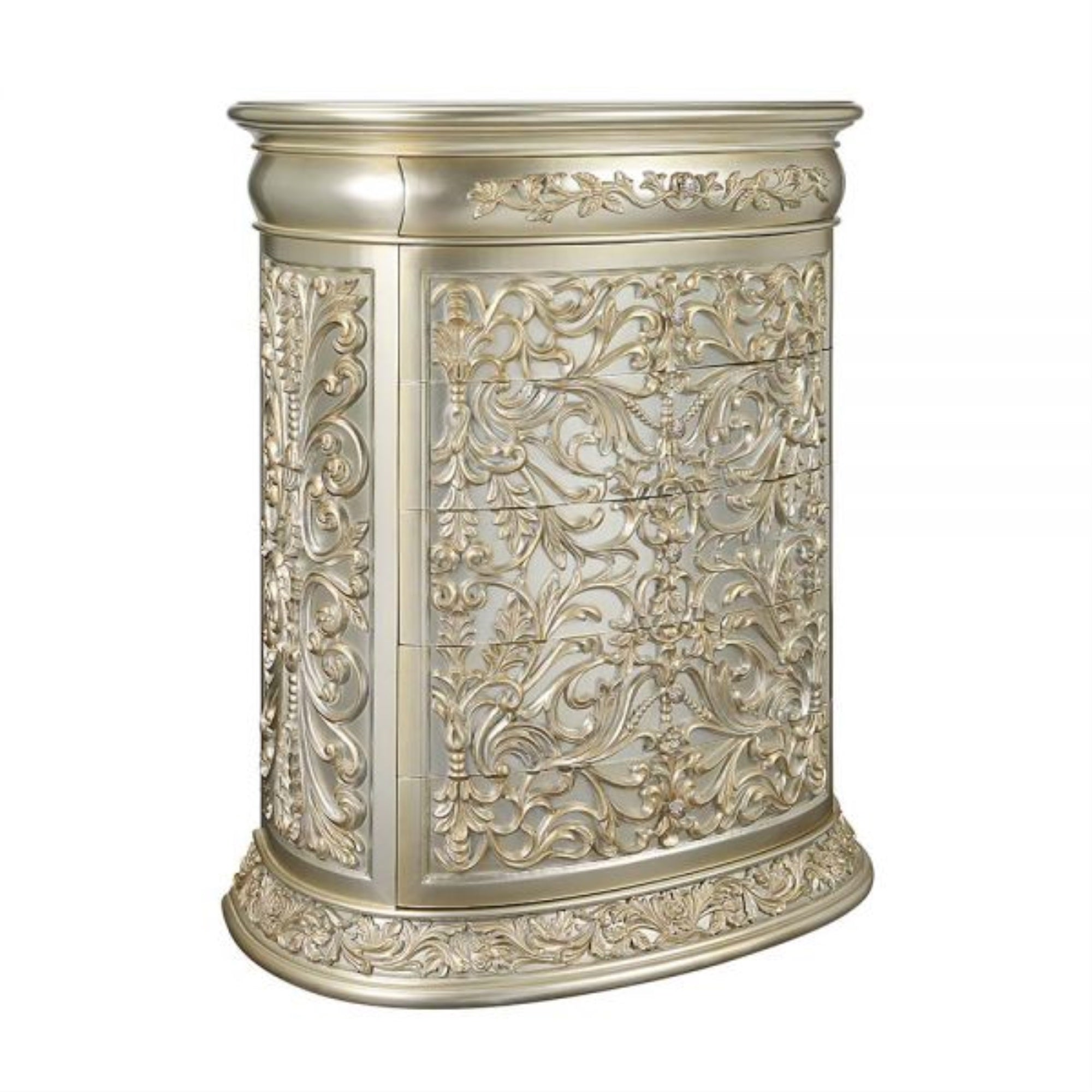 BD01245 Chest, Antique Gold Finish  Sorina ( 1Pc/1Ctn )