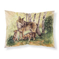 'Caroline'S Treasures Wolf Wolves By Daphne Baxter Fabric Standard Pillowcase Bdba0115Pillowcase, Multicolor'
