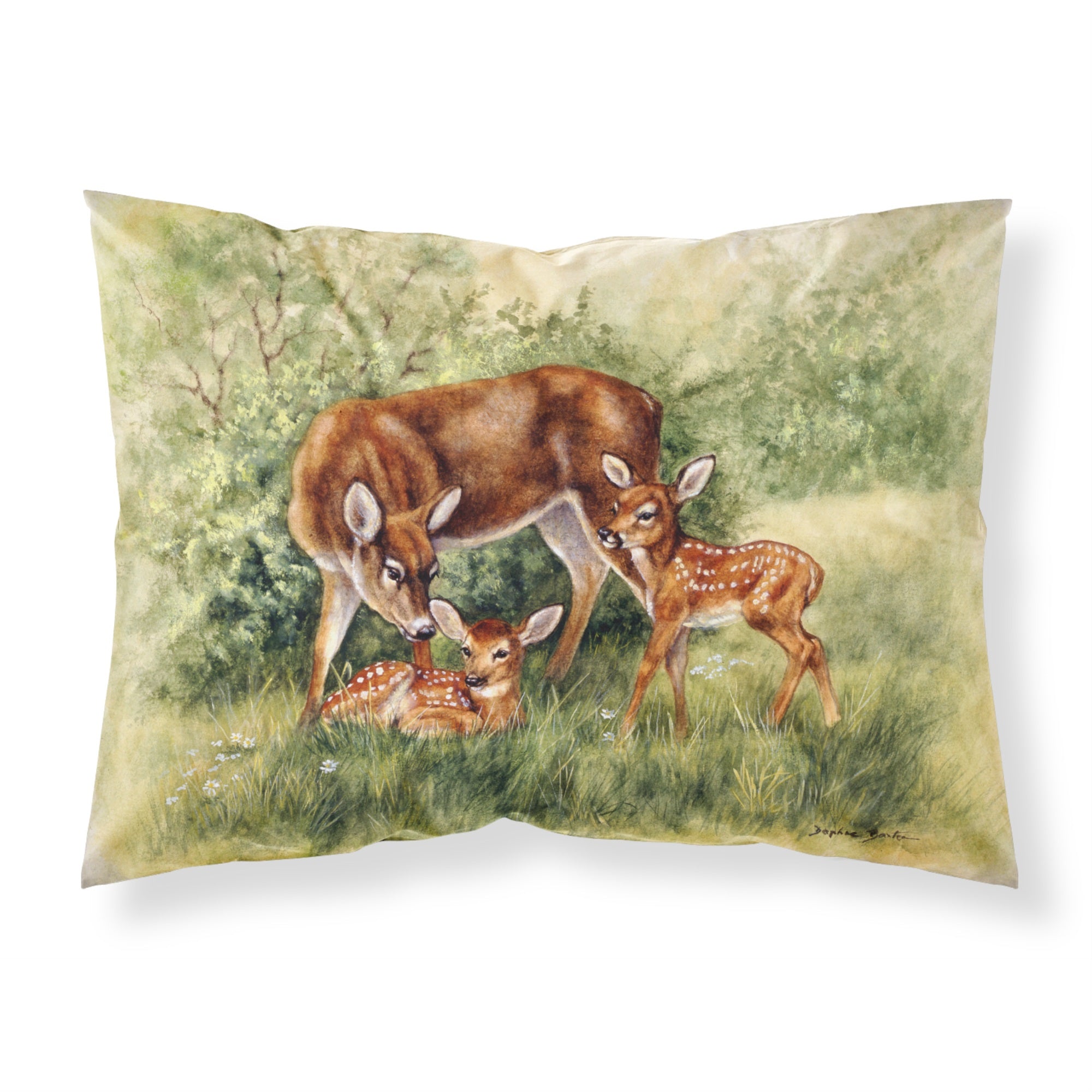 'Caroline'S Treasures Deer By Daphne Baxter Fabric Standard Pillowcase Bdba0116Pillowcase, Multicolor'