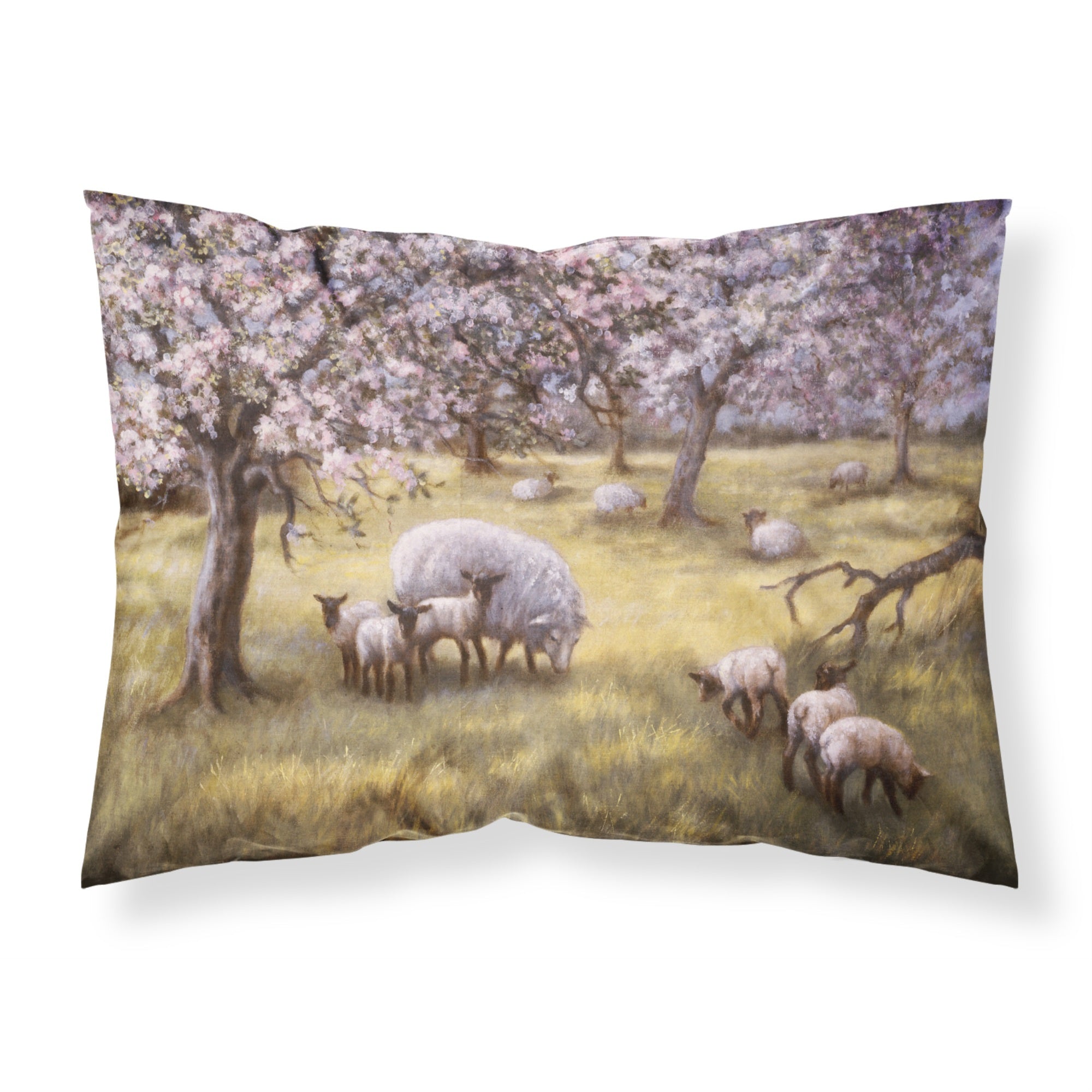 'Caroline'S Treasures Sheep By Daphne Baxter Fabric Standard Pillowcase Bdba0133Pillowcase, Multicolor'