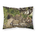'Caroline'S Treasures Rabbit Hole Fabric Standard Pillowcase Bdba0136Pillowcase, Multicolor'