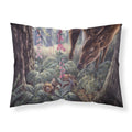 'Caroline'S Treasures ''Doe And Fawn Deer'' Printed, Polyester Envelope Closure Pillowcase, Standard, Multicolor'