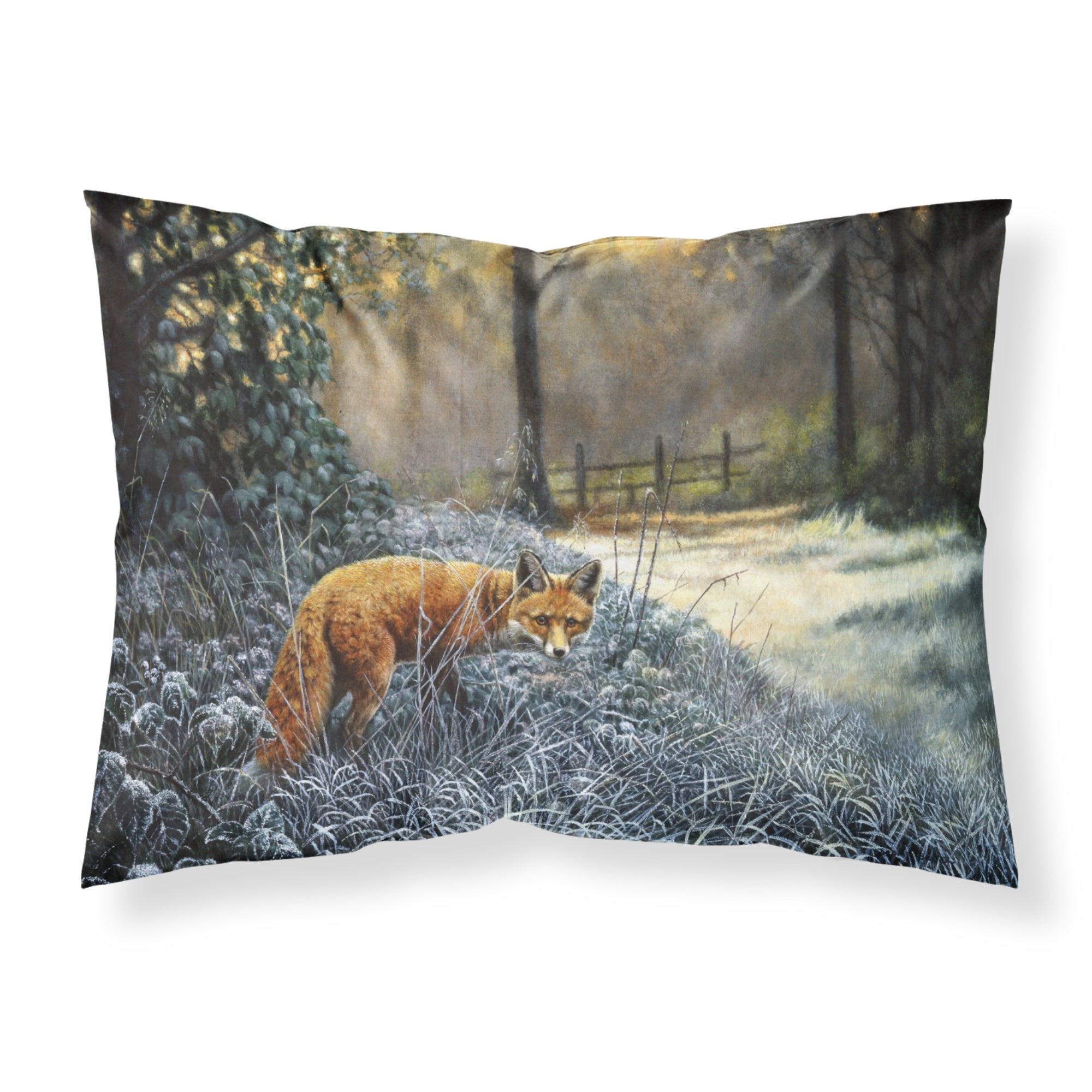 'Caroline'S Treasures Fox On The Hunt Fabric Standard Pillowcase Bdba0347Pillowcase, Multicolor'