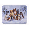 Carolines Treasures Winter Dogs Floor Mat, 19 x 27, Multicolor