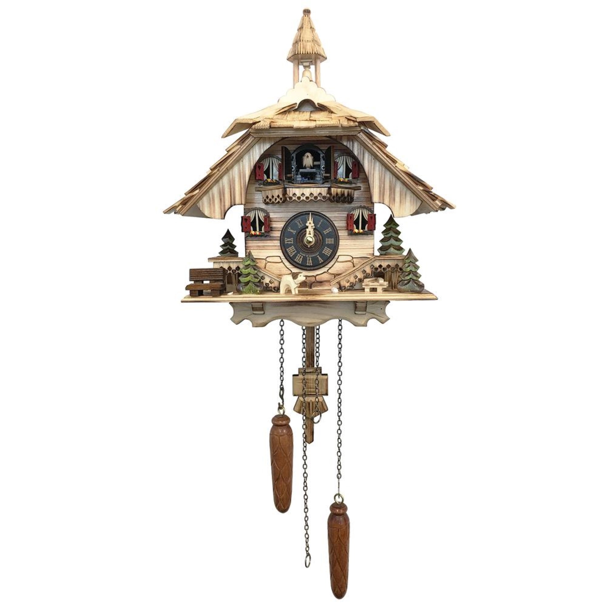 Alexander Taron 444-22Qm Engstler Battery-Operated Cuckoo Clock-Full Size, Multi