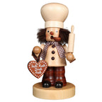 Alexander Taron 35-949 Christian Ulbricht Incense Burner - Baker With His Gingerbread Cookie, Brown