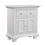 American Woodcrafters Cottage Traditions 1 Drawer Nightstand Eggshell White Wood 6510-412