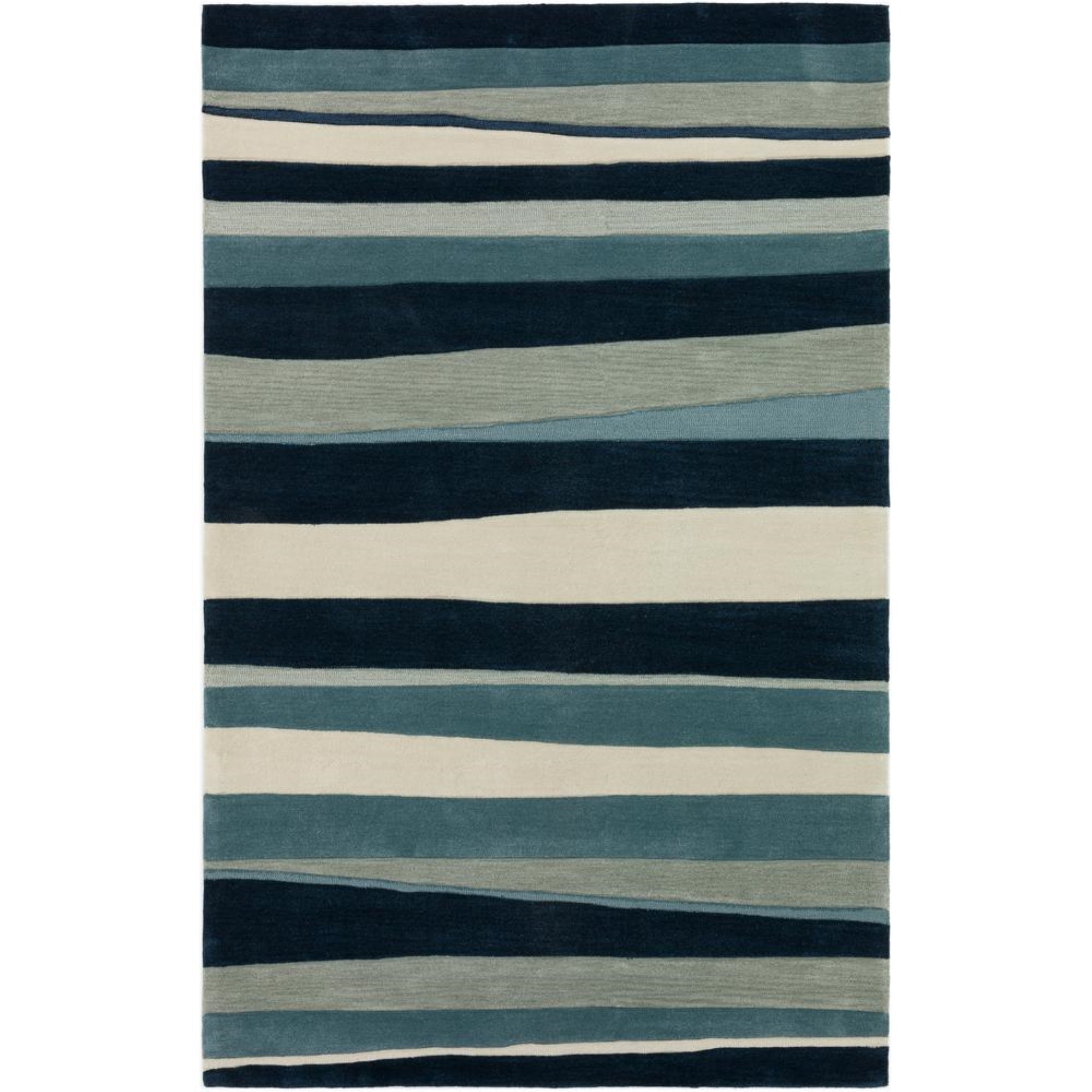 Dalyn Rugs Studio Area Rug, 3'6&quot; X 5'6&quot;, Navy, Blue, Light Blue, Cream