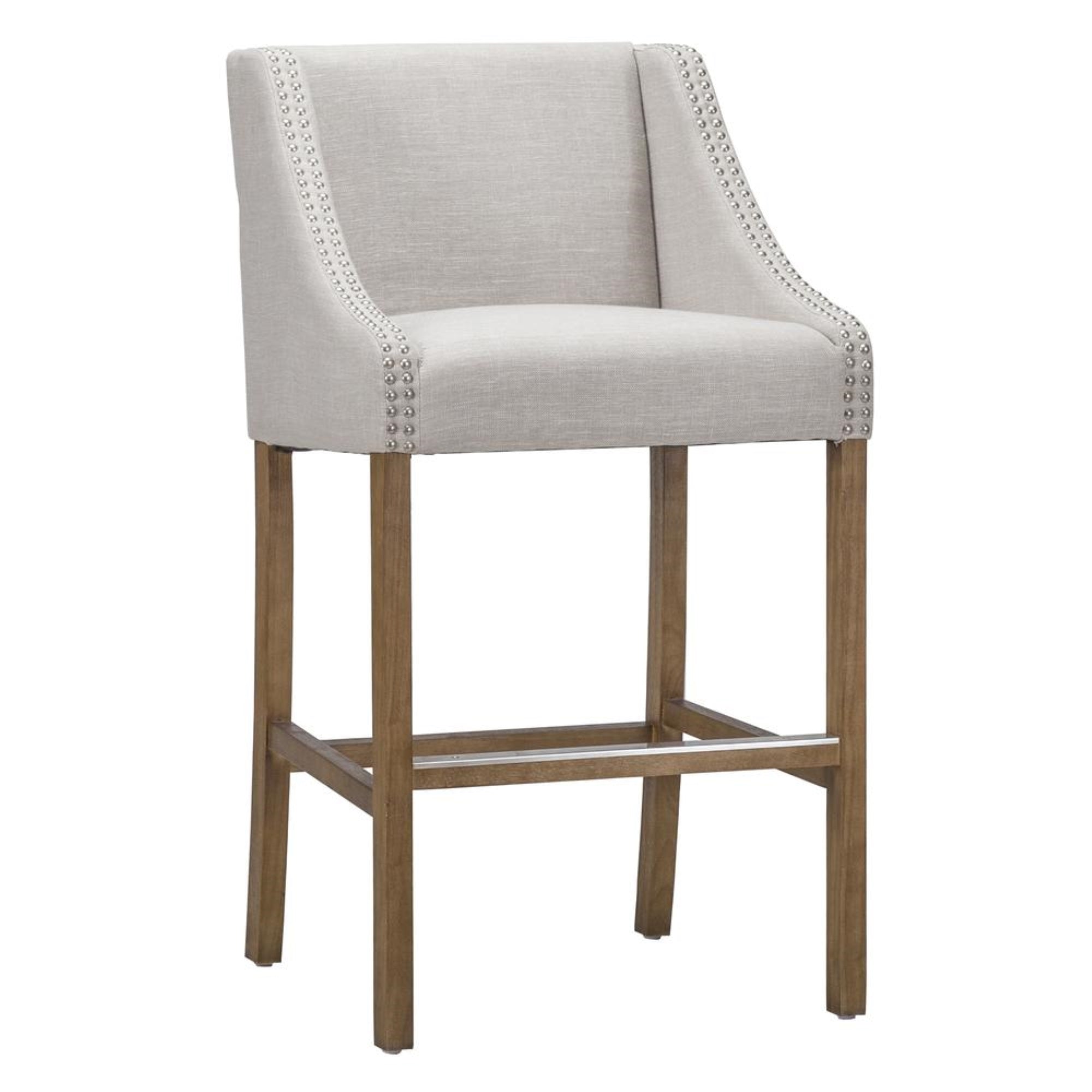 Verde Collection French Beige Barstool