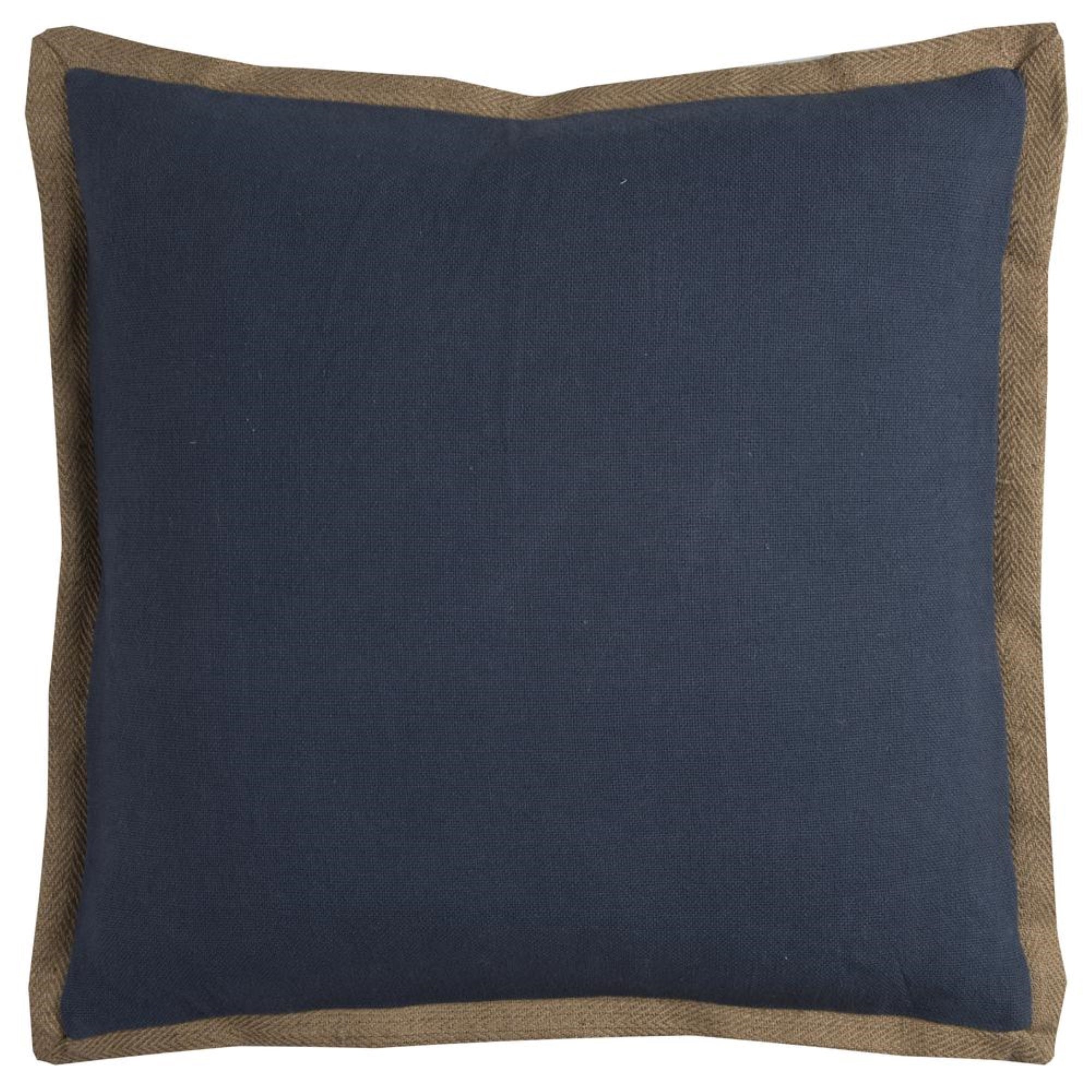 Rizzy Home | T11026 | Poly Fill Decorative Pillow | 22&quot;X22&quot; Gray/Blue/Black Solid