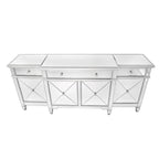 Timeless Reflections by AFD Home 10032989 Timeless Reflections Grand Victorian Mirror, Antique Gold/Black Finish