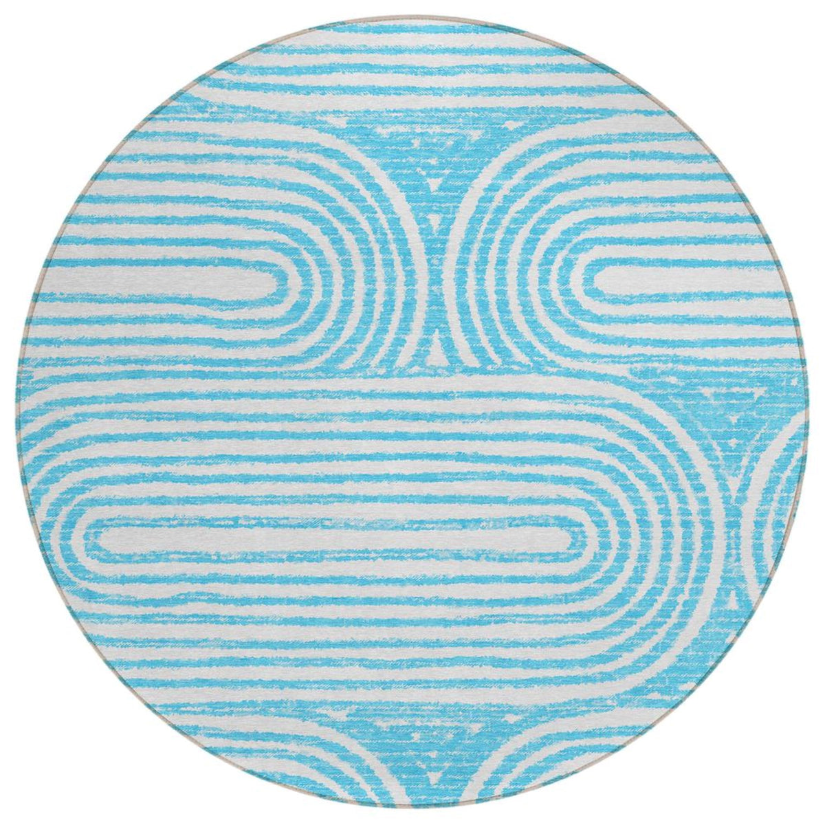 Chantille Acn540 Teal 8 X 8 Rug