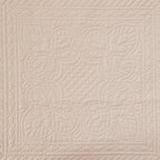 King Size 3 Piece Reversible Scalloped Edges Microfiber Quilt Set in Blush