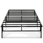 Twin XL Sturdy Metal Platform Bed Frame in Black