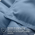 Queen Size All Season Super Soft Down Alternative Comforter Set Blue
