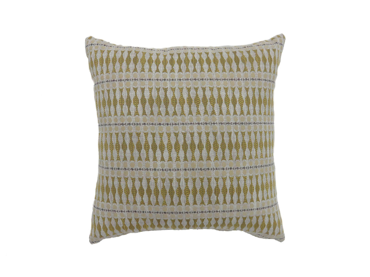 Contemporary Style Simple Traditionally Designed Set Of 2 Throw Pillows, Yellow