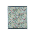 Eden 60 Inch Throw Blanket, Butterflies and Songbirds, Green Microfiber