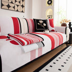 Modern Geometric Sofa Cover - Thick Woven, Pet Friendly, Stylish Couch Protector