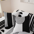 Modern Geometric Sofa Cover - Thick Woven, Pet Friendly, Stylish Couch Protector