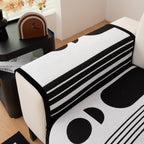 Modern Geometric Sofa Cover - Thick Woven, Pet Friendly, Stylish Couch Protector