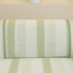 Striped Non-Slip Cooling Couch Cover, Summer Couch Pads for Seat Back Armrest