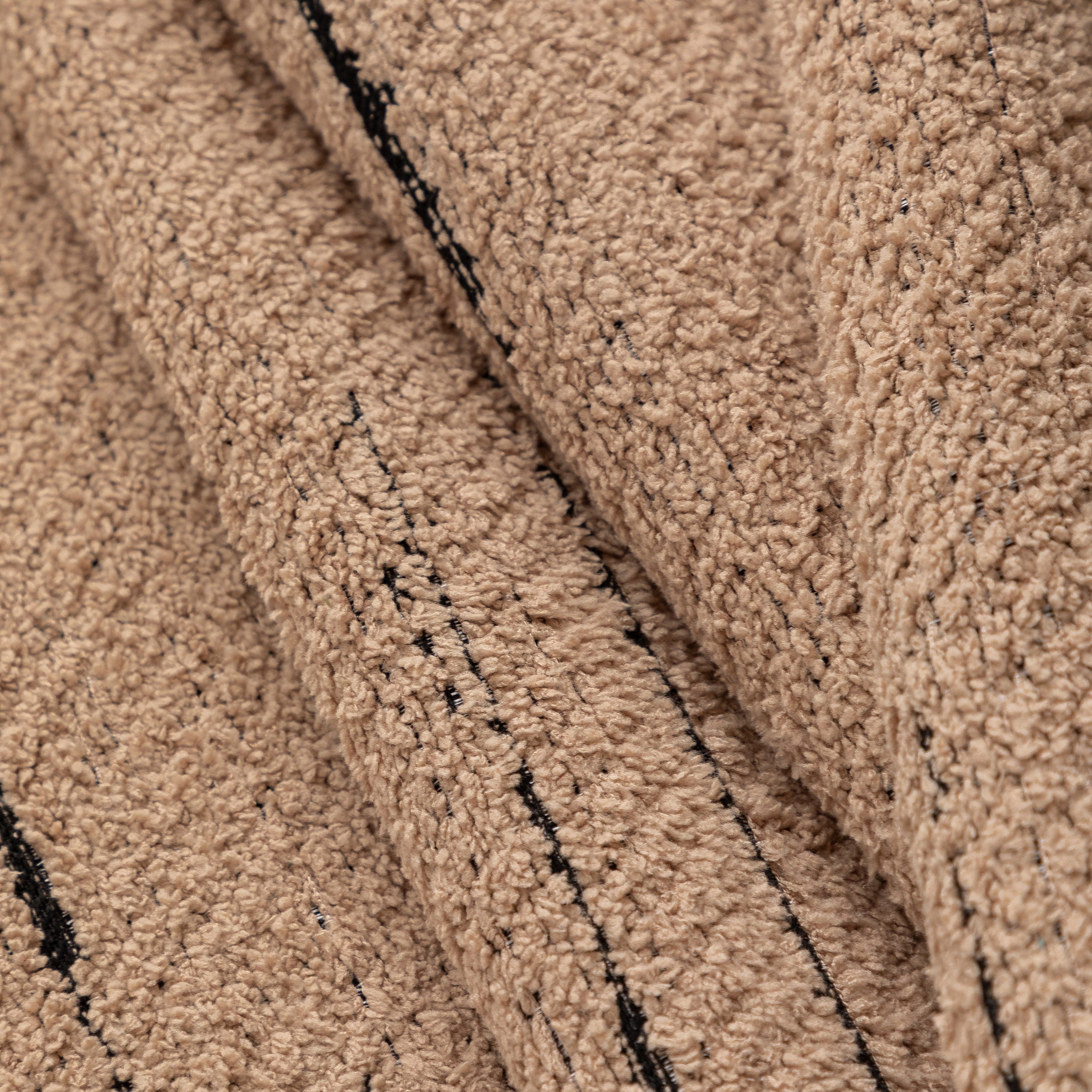 Textured Sofa Seat Cover with Wave Edge – Non-Slip, Washable Couch Throw Protector
