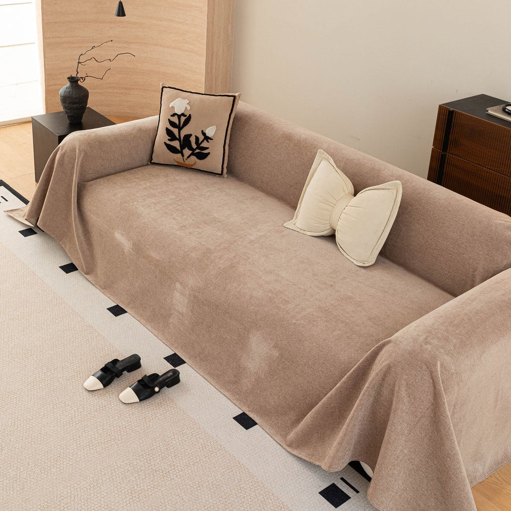 Luxury Pet Friendly Couch Cover, Non-Slip Furniture Protector Blanket for Pets, Kids