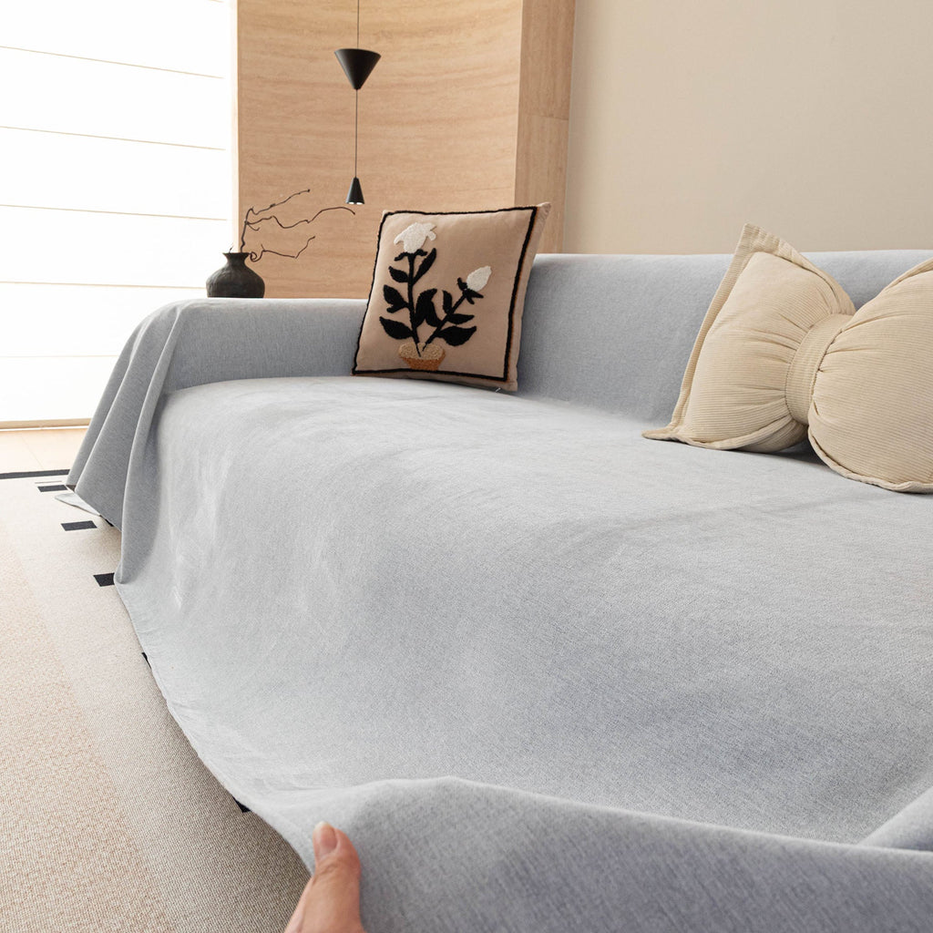 Luxury Pet Friendly Couch Cover, Non-Slip Furniture Protector Blanket for Pets, Kids