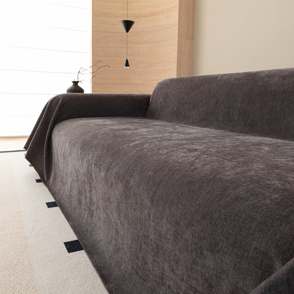Luxury Pet Friendly Couch Cover, Non-Slip Furniture Protector Blanket for Pets, Kids