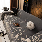 Modern Abstract Floral Sofa Throw Blanket, Decor Furniture Protector for Living Room