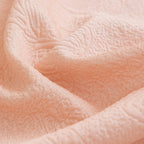Cooling Embossed Botanical Couch Cover, Soft Ice Silk Furniture Protector for Sofa