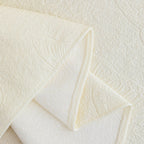 Cooling Embossed Botanical Couch Cover, Soft Ice Silk Furniture Protector for Sofa