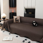 Soft Decorative Throw for Sofa and Loveseat, Textured Sofa Cover Blanket for Couch