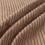 Textured Striped Cozy Couch Cover Throw Blanket with Pom Pom Trim for Sectional Sofa