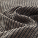 Textured Striped Cozy Couch Cover Throw Blanket with Pom Pom Trim for Sectional Sofa