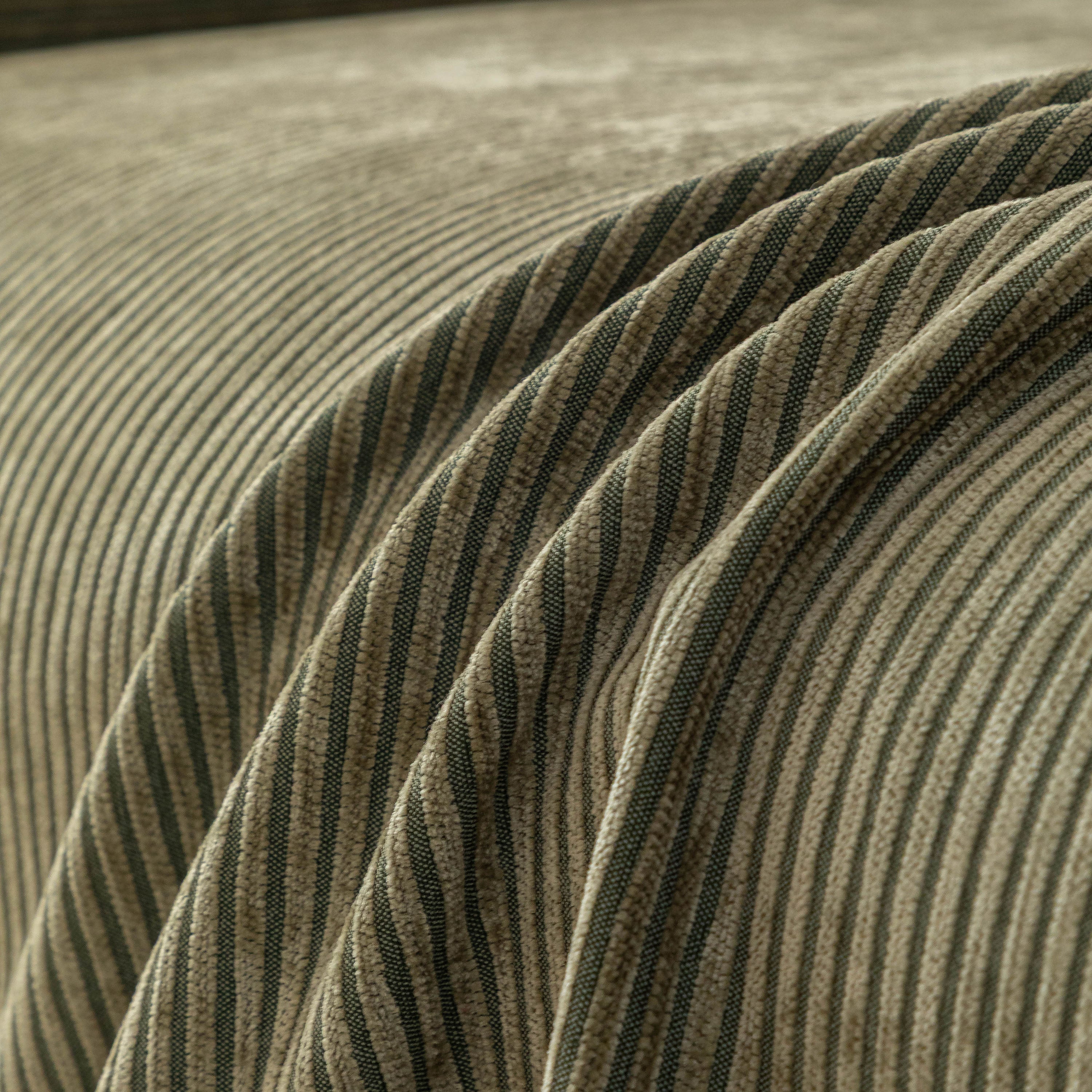 Textured Striped Cozy Couch Cover Throw Blanket with Pom Pom Trim for Sectional Sofa