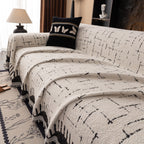 Chenille Sofa Cover Throw Blanket Woven Textured Decorative Furniture Slipcover
