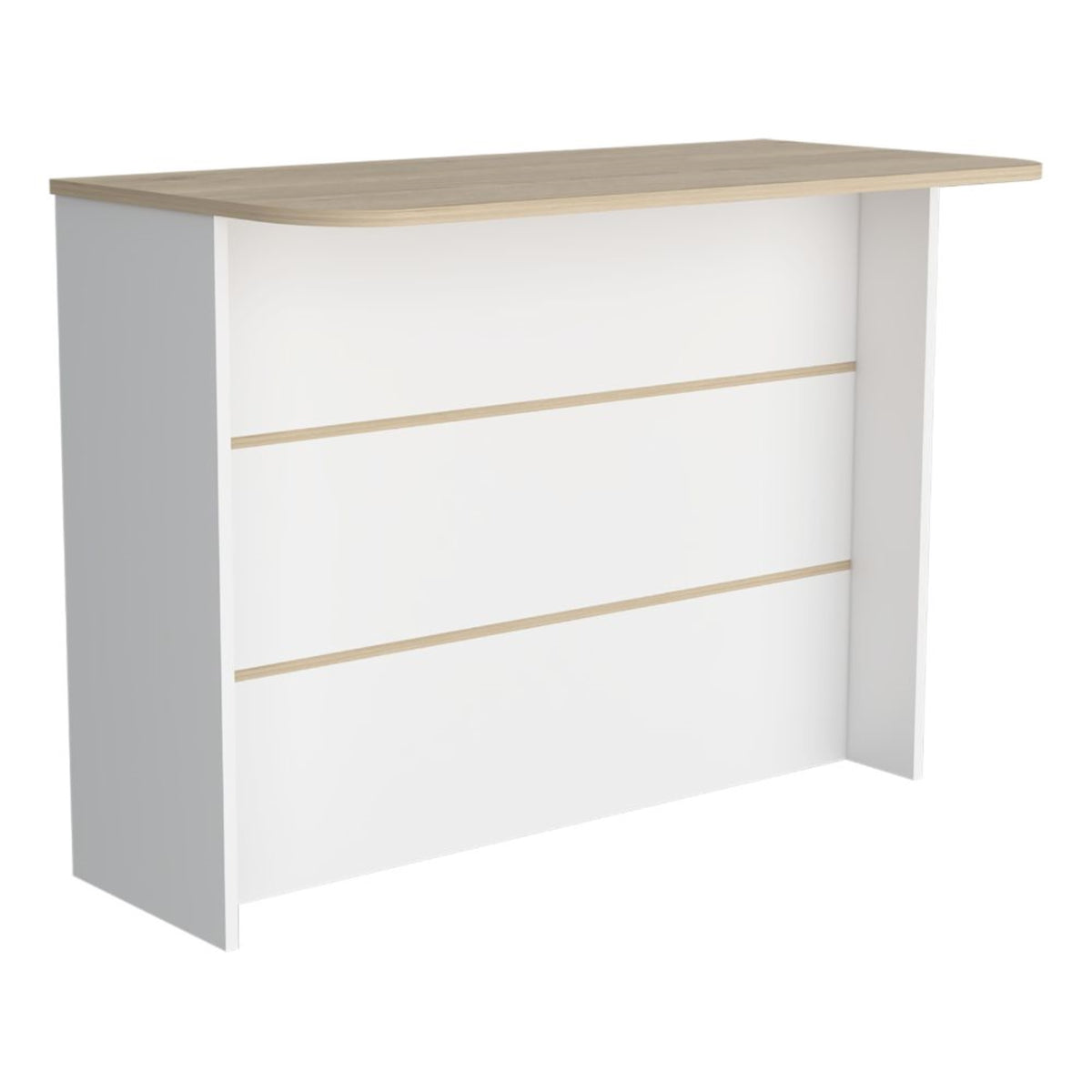 Fendi Kitchen Island Kitchenwhite / Light Pine