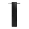 HangUps 15 inch Narrow Storage Cabinet, Black