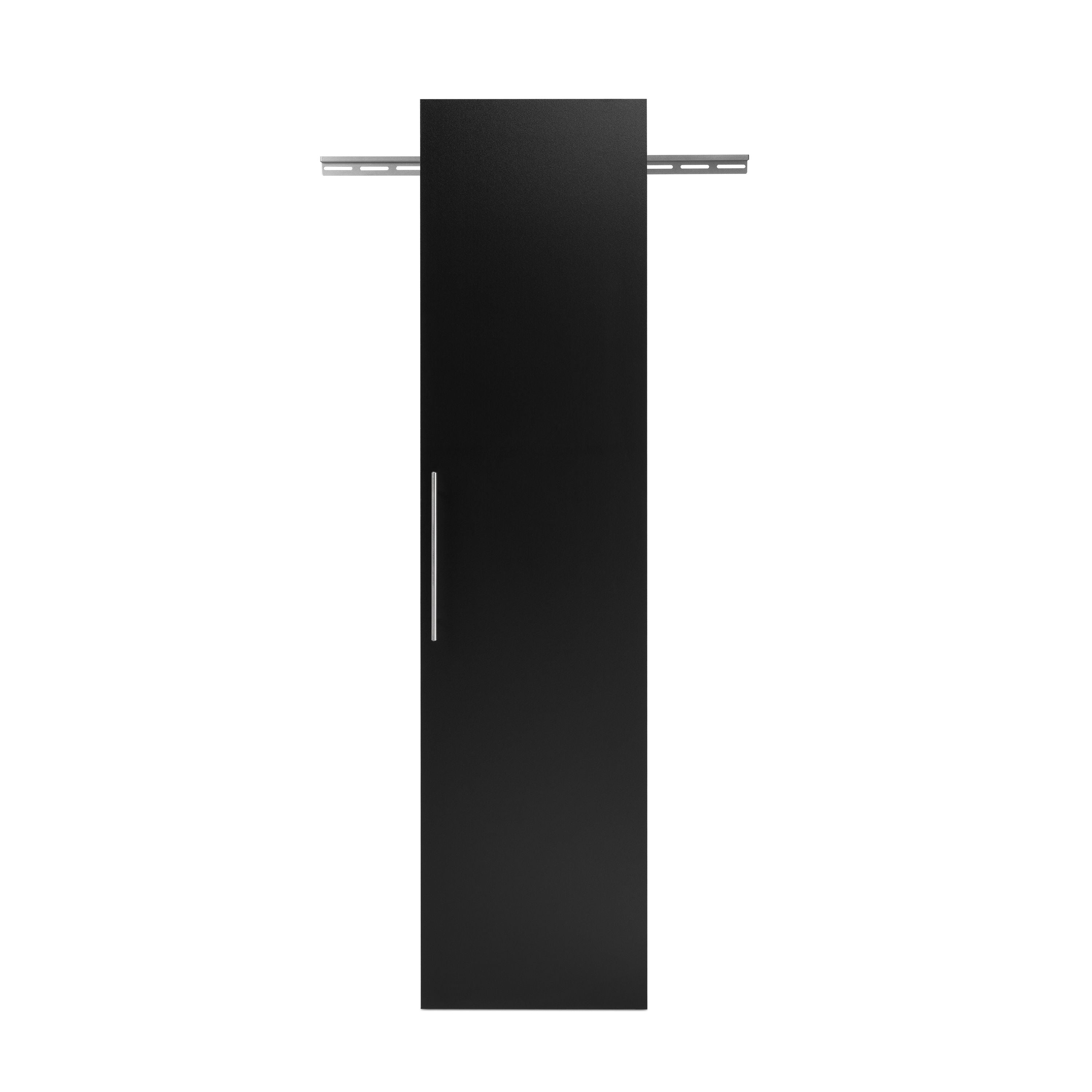 HangUps 18 inch Narrow Storage Cabinet, Black