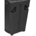 Black 65-Gallon Plastic Urn Rain Barrel with Planter Top