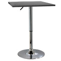AmeriHome BTABLEWSQ Classic Wood Top Bistro Table - Square