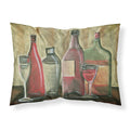 'Caroline'S Treasures Wine By Tiffany Budd Fabric Standard Pillowcase Btbu0168Pillowcase, Multicolor'