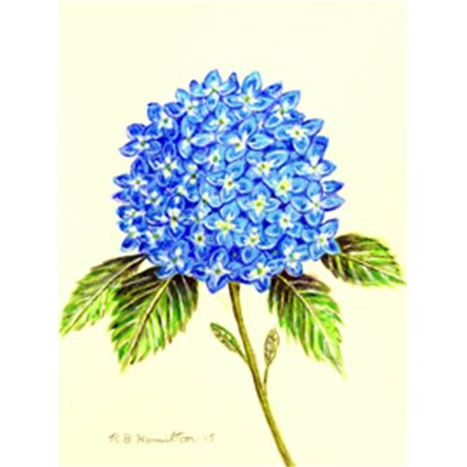 Betsy Drake Fl988 12.5 X 18 In. Hydrangea Flag