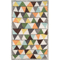 Novogratz Bungalow Bun1 Multi Tri 23 Inch  X 8 Runner